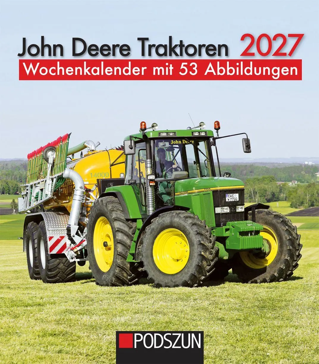 Cover: 9783751612104 | John Deere Traktoren 2027 | Wochenkalender mit 53 Abbildungen | 2027
