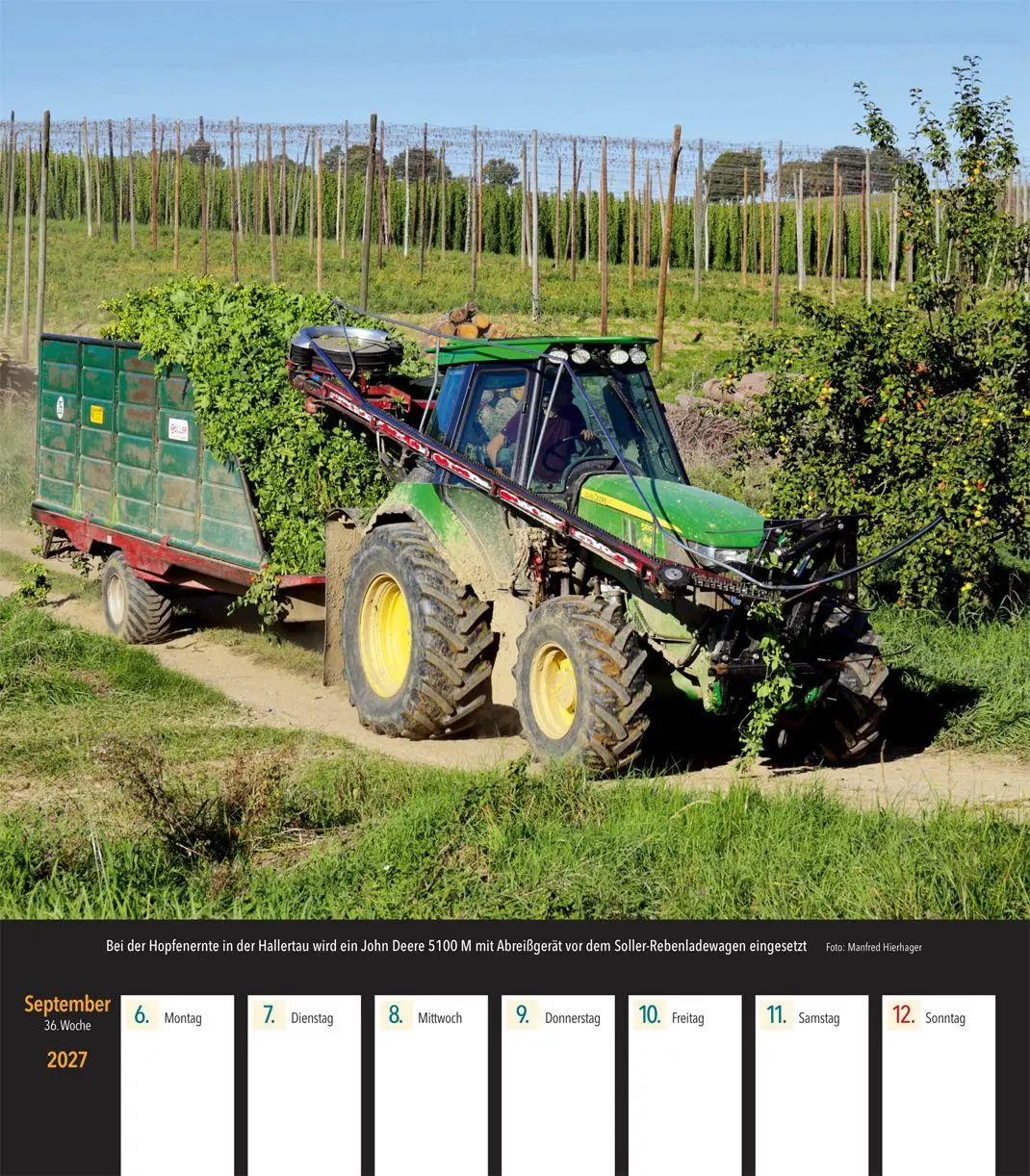 Bild: 9783751612104 | John Deere Traktoren 2027 | Wochenkalender mit 53 Abbildungen | 2027