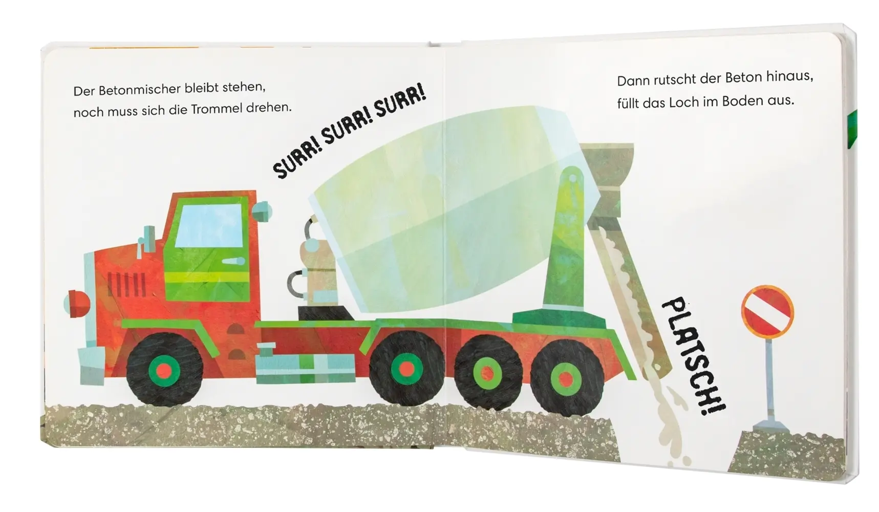 Rückseite: 9783831042104 | Auf der Baustelle | Pappbilderbuch mit Ausklappseiten ab 1 Jahr | Buch