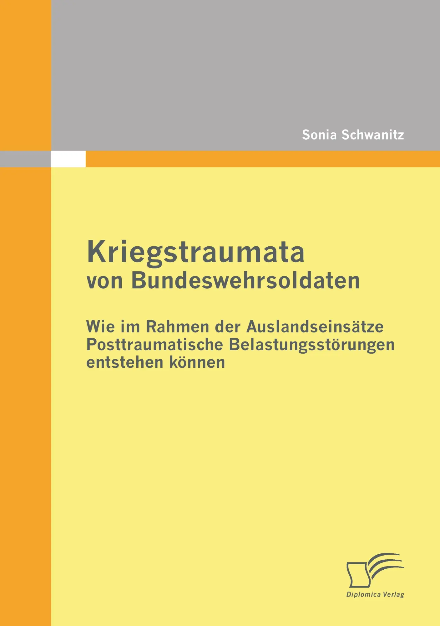 Cover: 9783842862104 | Kriegstraumata von Bundeswehrsoldaten: Wie im Rahmen der...