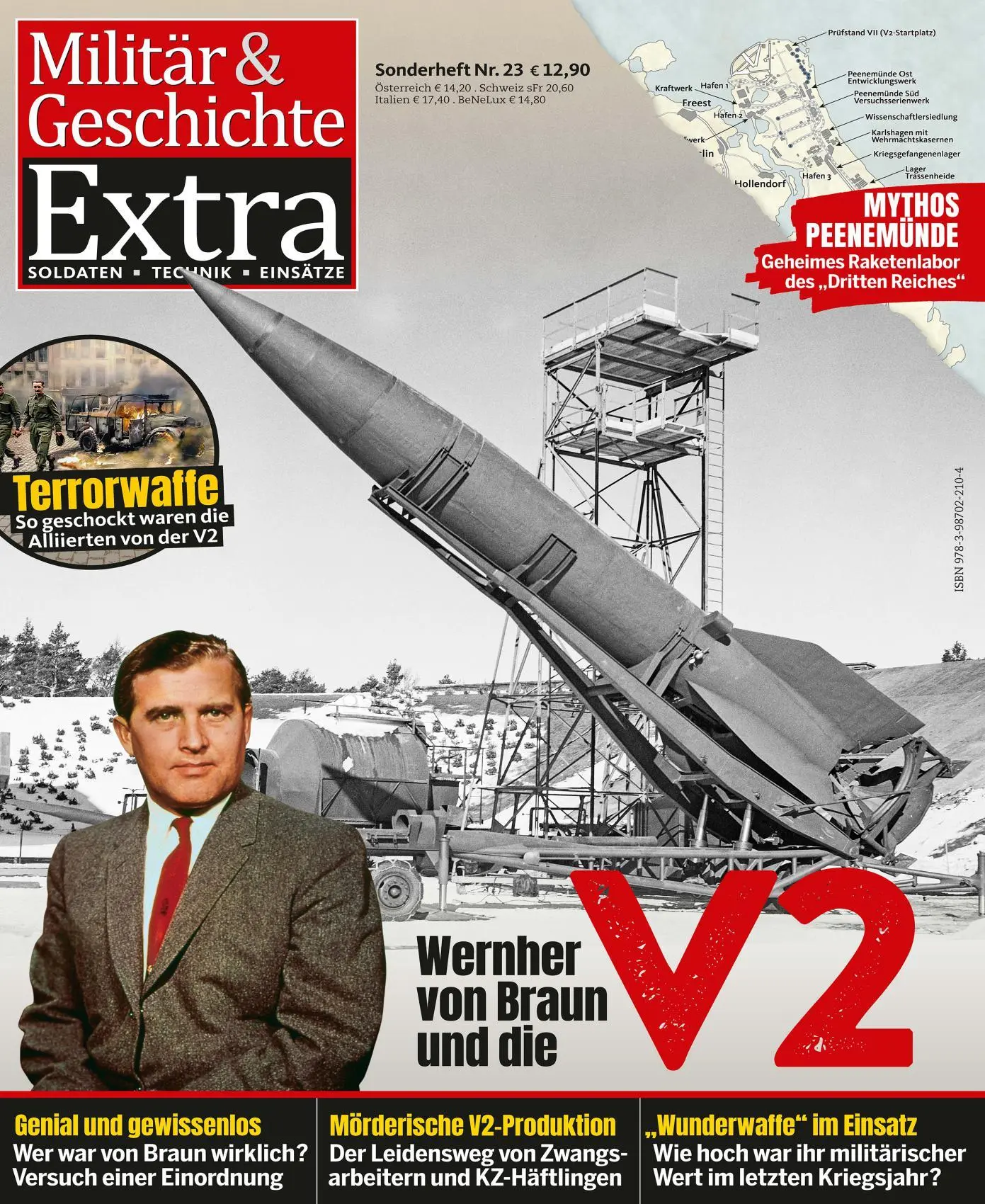 Cover: 9783987022104 | Wernher von Braun und die V2 | Militär und Geschichte Extra 23/2025