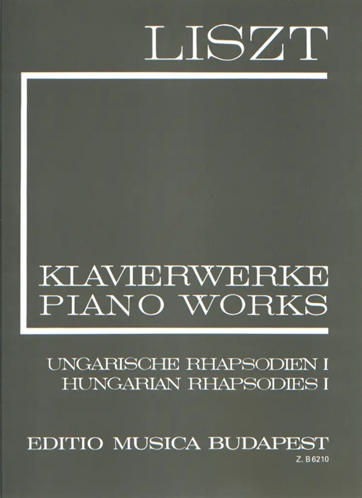 Cover: 9790080062104 | Ungarische Rhapsodien Band 1 | Franz Liszt | EMB Liszt Works | Buch