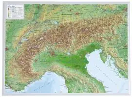 Cover: 4280000002204 | Alpen klein 1 : 2 400 000 | (Land-)Karte | 1 S. | Deutsch | 2009