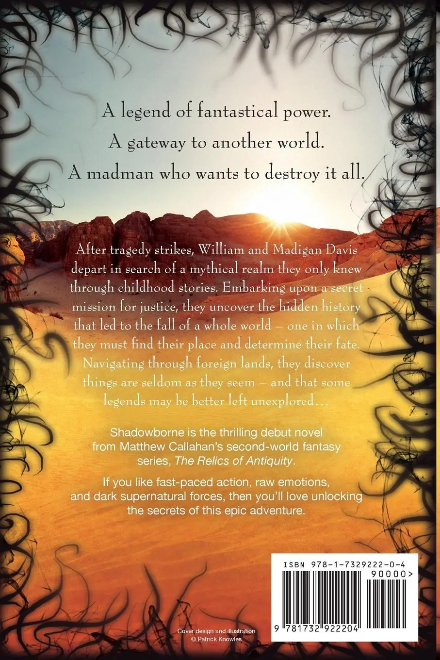 Rückseite: 9781732922204 | Shadowborne | Book One | Matthew Callahan | Taschenbuch | Englisch