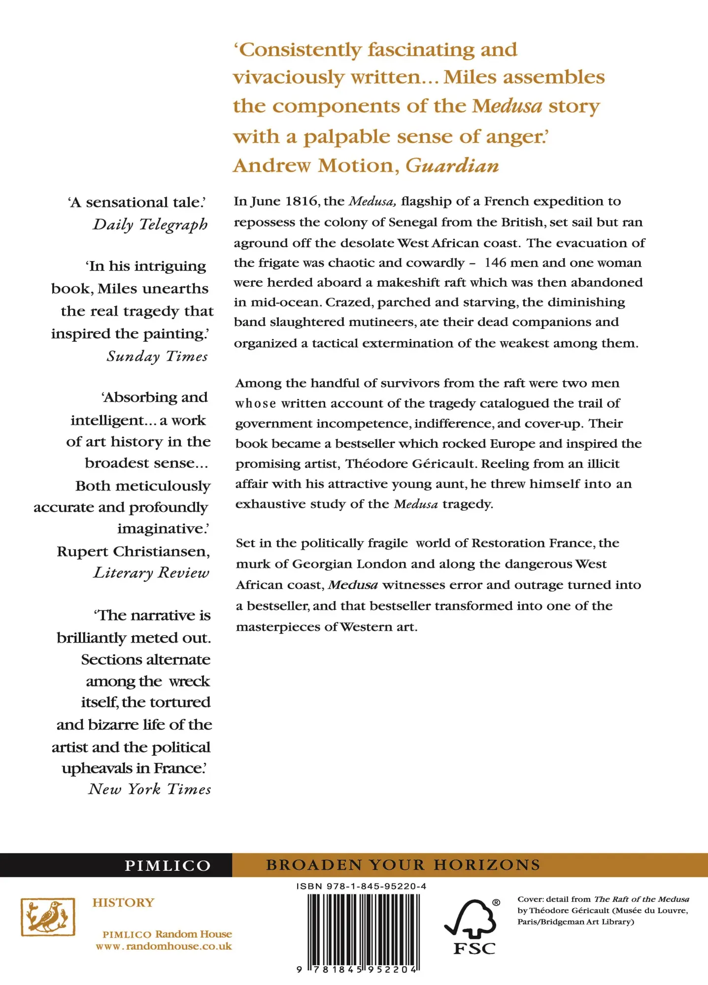 Rückseite: 9781845952204 | Medusa | Jonathan Miles | Taschenbuch | Englisch | 2014 | Pimlico