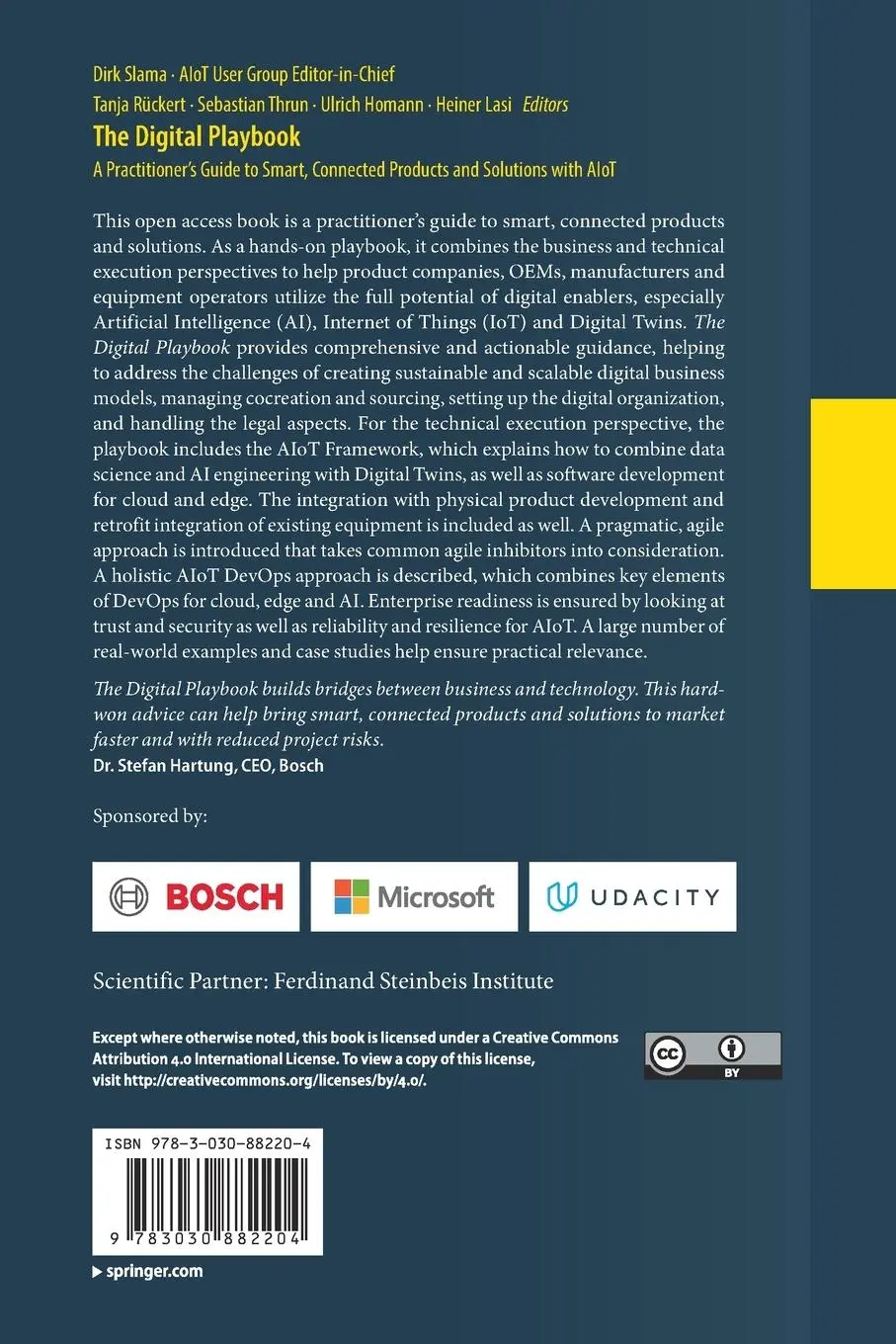 Rückseite: 9783030882204 | The Digital Playbook | Dirk Slama (u. a.) | Taschenbuch | xix | 2023