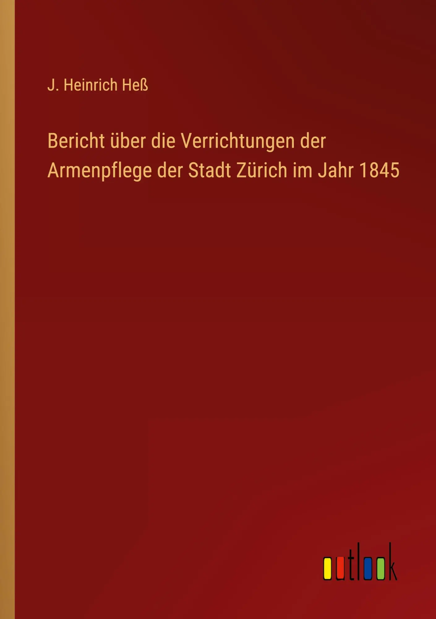 Cover: 9783368712204 | Bericht über die Verrichtungen der Armenpflege der Stadt Zürich im...