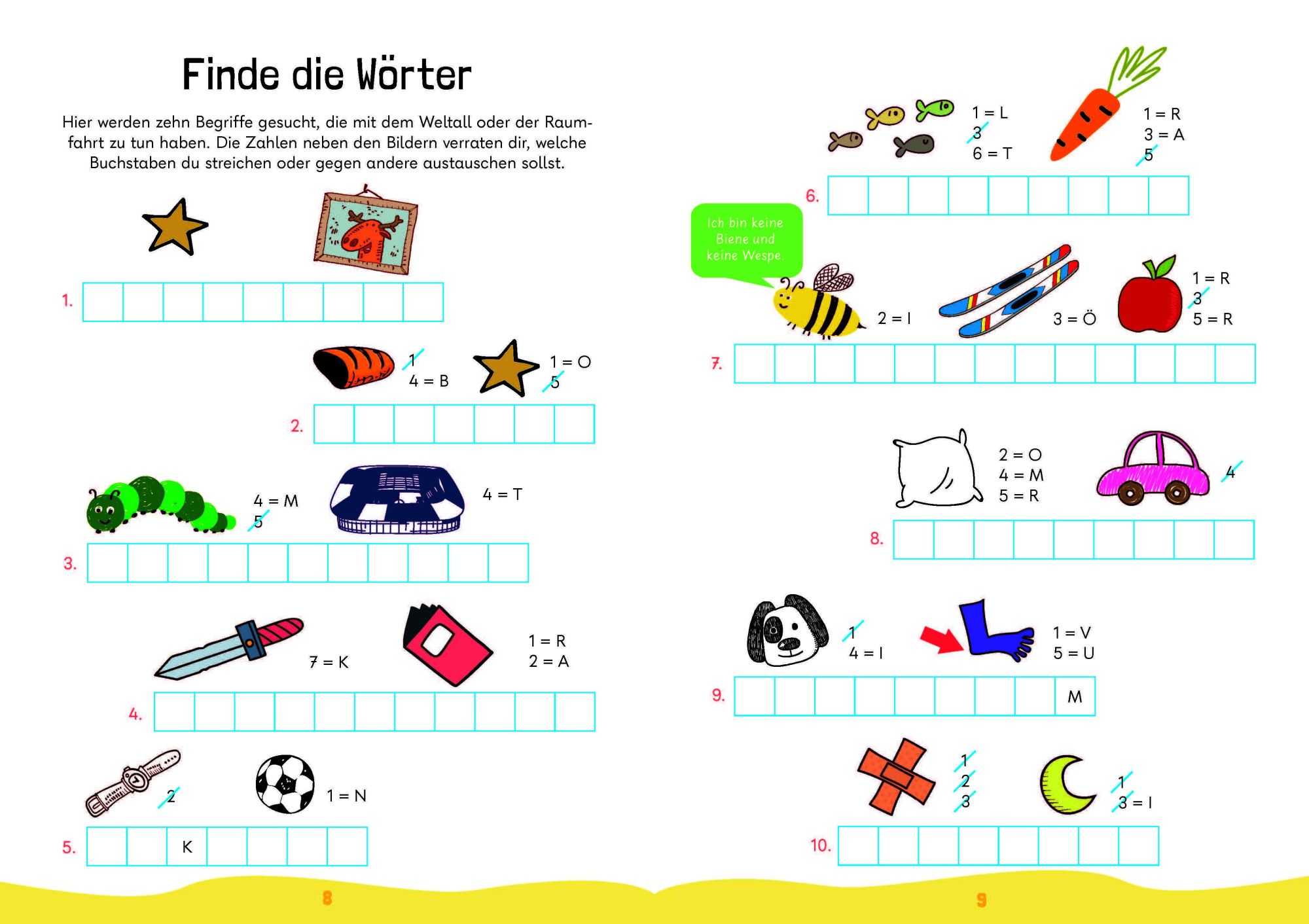 Bild: 9783411722204 | Mein megacooles Rätselbuch - Lesen Schreiben Spaß mit Wörtern - ab...