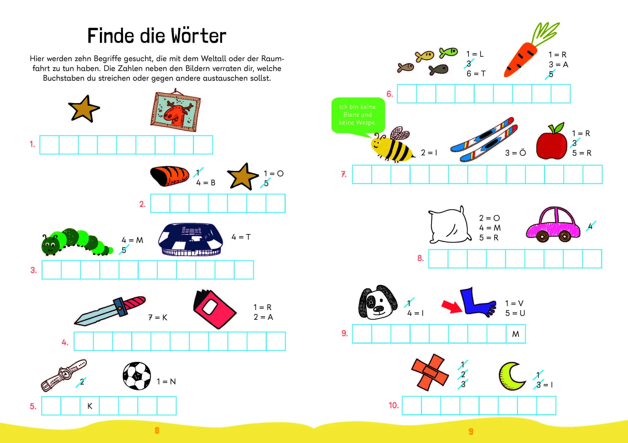 Bild: 9783411722204 | Mein megacooles Rätselbuch - Lesen Schreiben Spaß mit Wörtern - ab...