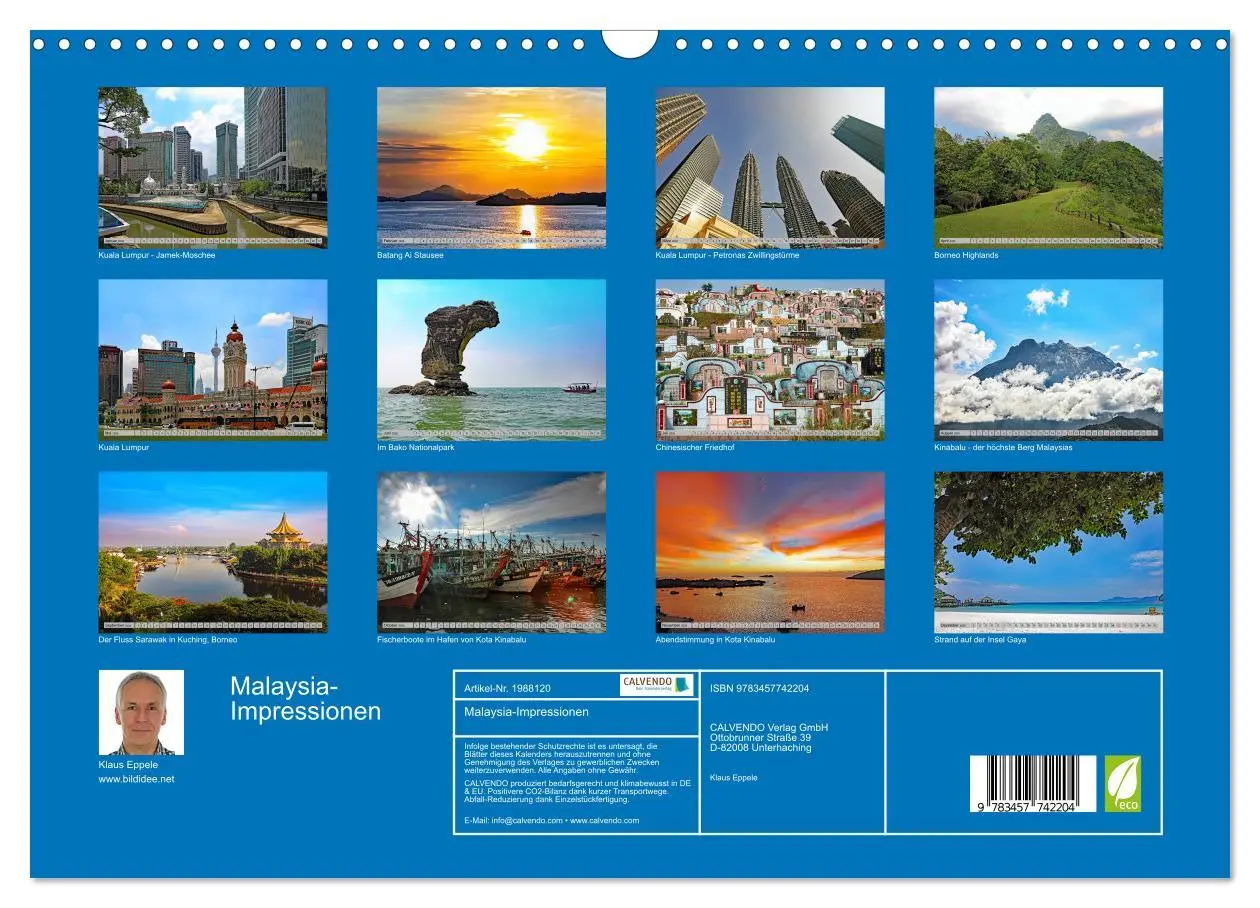 Bild: 9783457742204 | Malaysia-Impressionen (Wandkalender 2026 DIN A3 quer), CALVENDO...