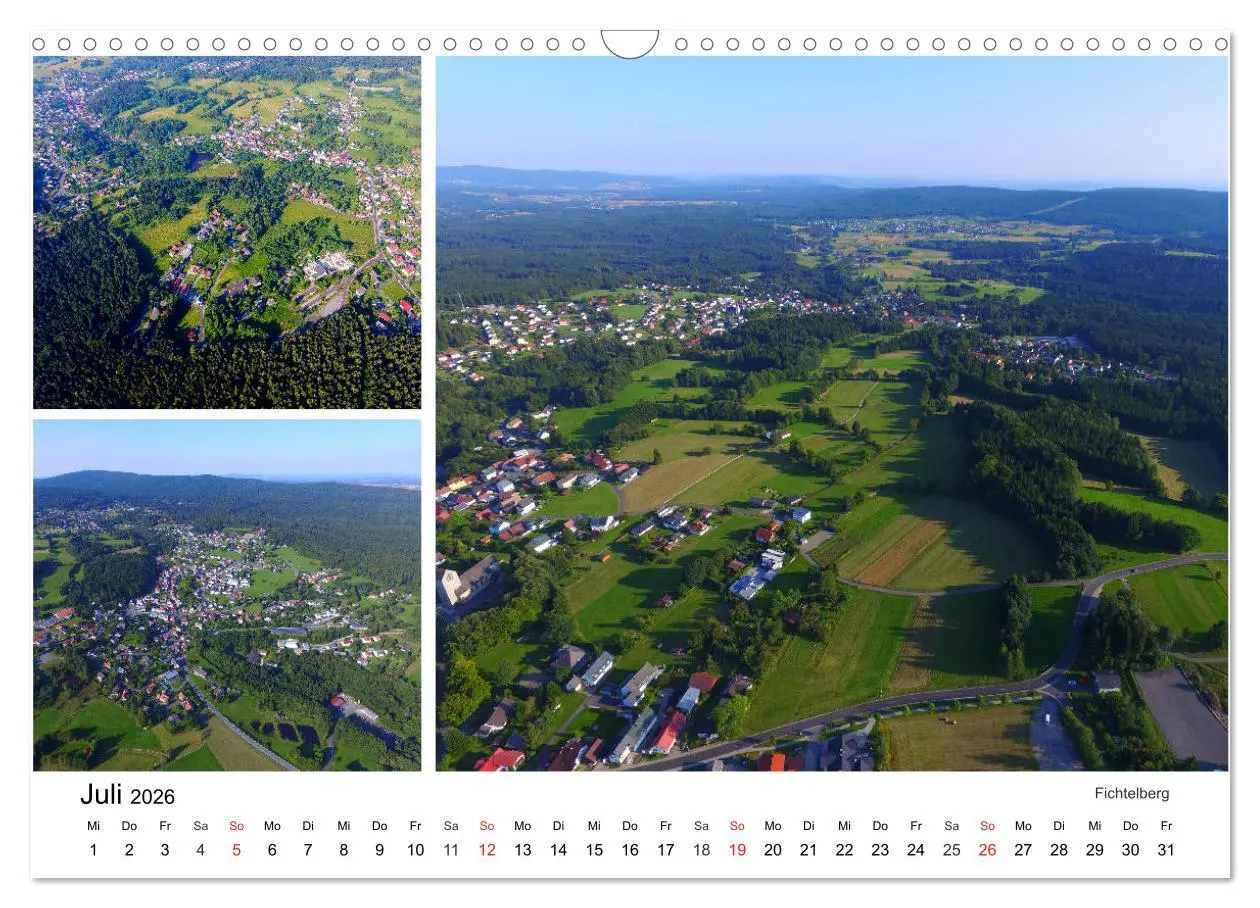 Bild: 9783457812204 | Luftaufnahmen rund um den Ochsenkopf (Wandkalender 2026 DIN A3...