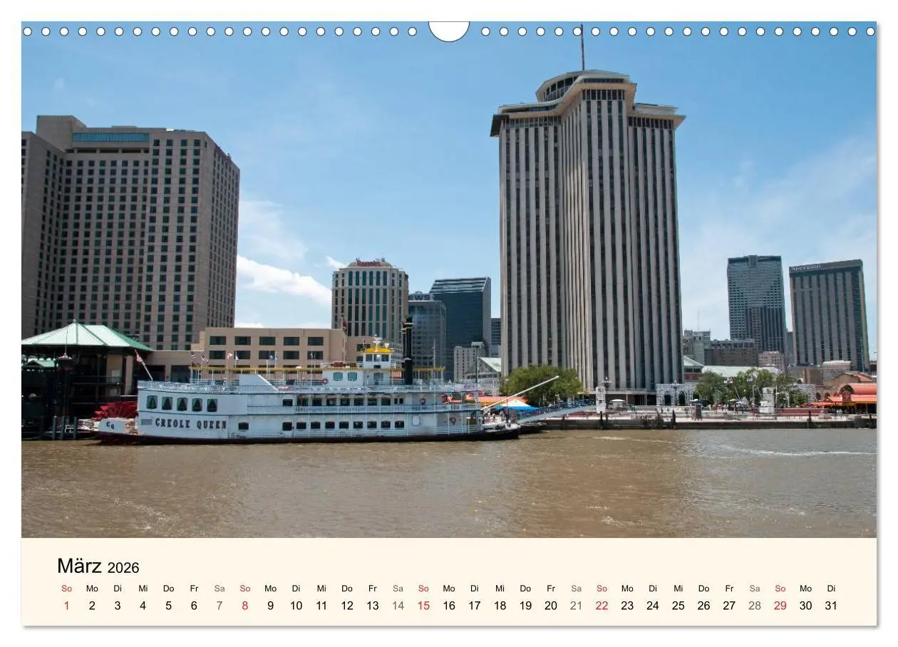 Bild: 9783516142204 | Sommer in New Orleans (Wandkalender 2026 DIN A3 quer), CALVENDO...