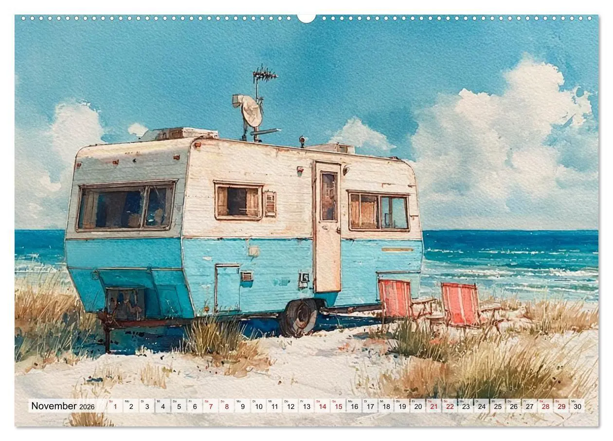 Bild: 9783516692204 | Caravanesque (Wandkalender 2026 DIN A2 quer), CALVENDO Monatskalender