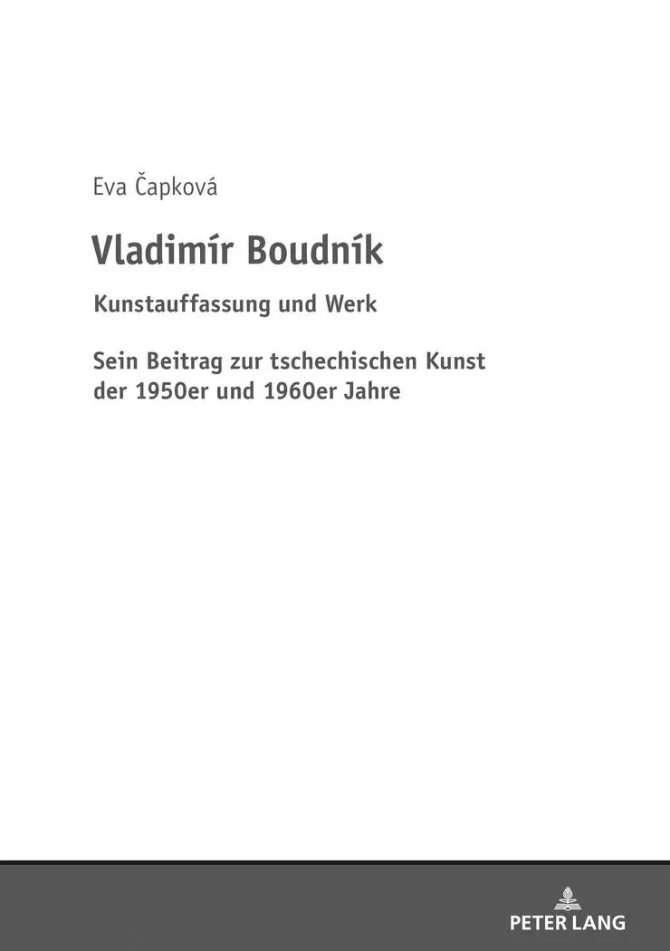 Cover: 9783631742204 | Vladimir Boudnik | Eva Capkova | Taschenbuch | 334 S. | Deutsch | 2018