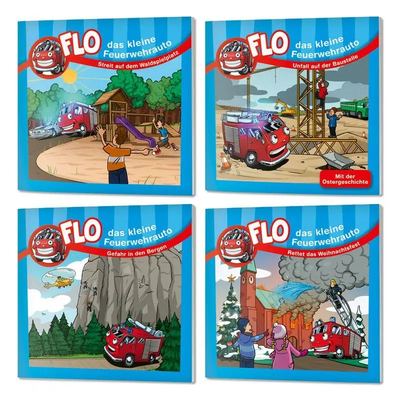 Cover: 9783986952204 | Flo Minibuch-Set 3 | das kleine Feuerwehrauto Flo | Taschenbuch | 2025