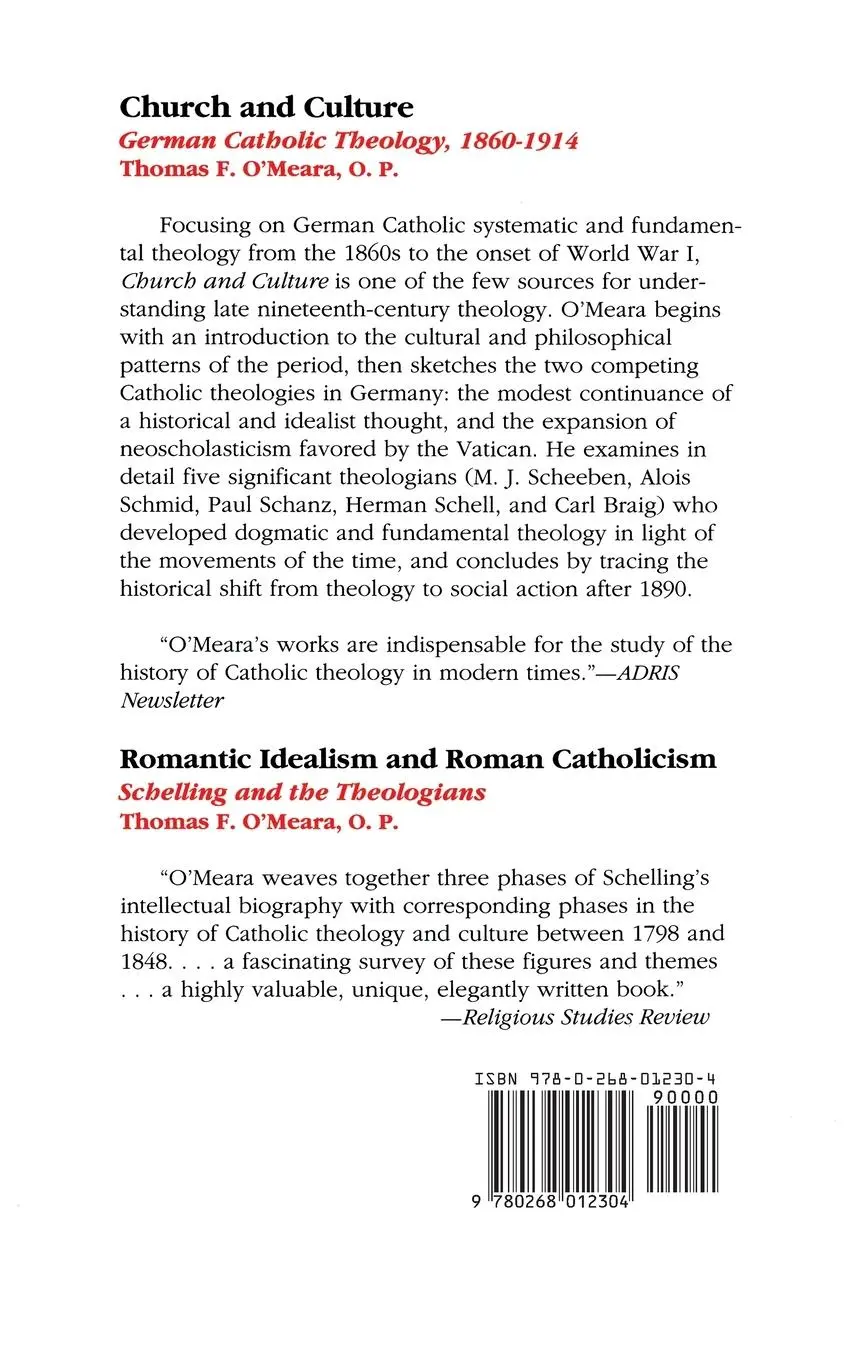 Rückseite: 9780268012304 | Karl Adam | Catholicism in German Culture | Robert Anthony Kreig