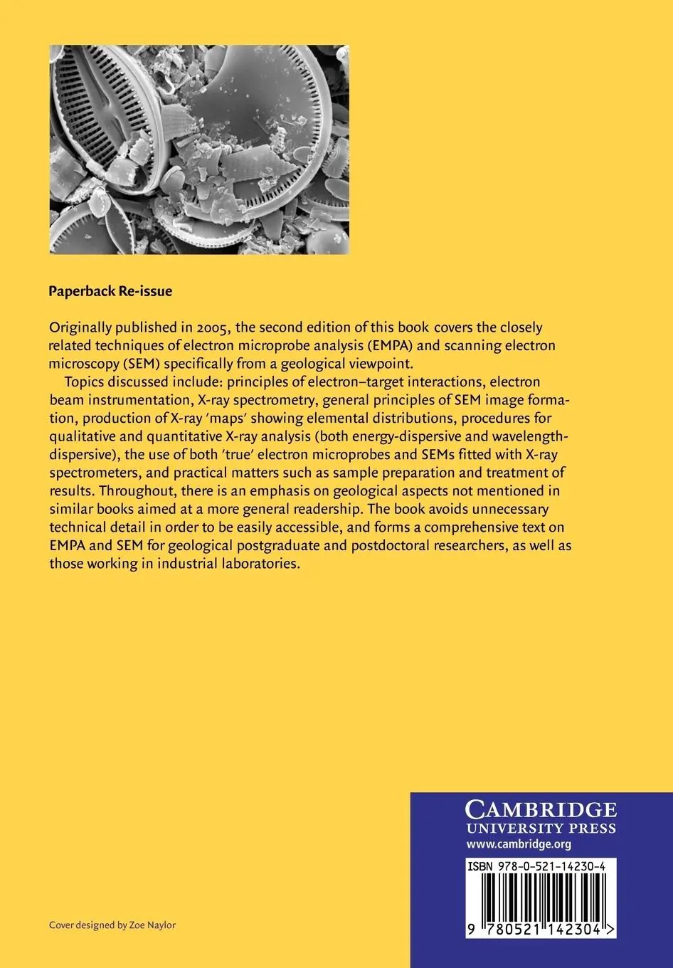 Rückseite: 9780521142304 | Electron Microprobe Analysis and Scanning Electron Microscopy in...