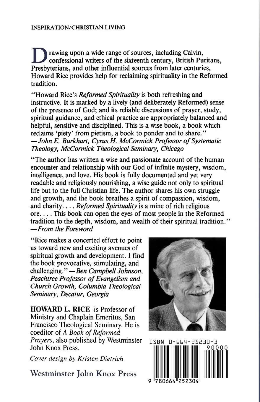 Rückseite: 9780664252304 | Reformed spirituality | Howard L. Rice | Taschenbuch | Englisch | 1991
