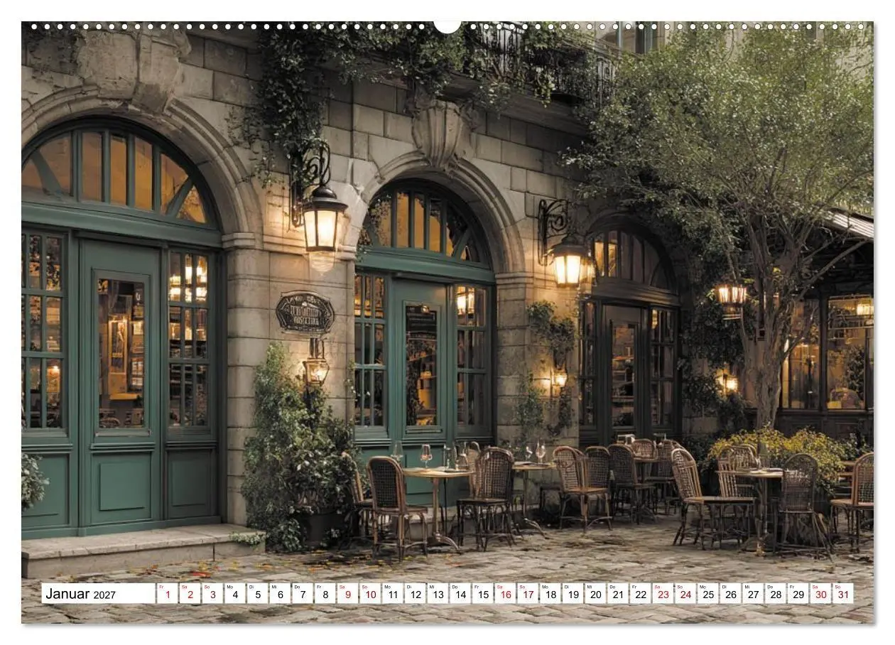 Bild: 9783516752304 | Bonjour, Kaffee! Bonjour, Paris! (Wandkalender 2027 DIN A2 quer),...