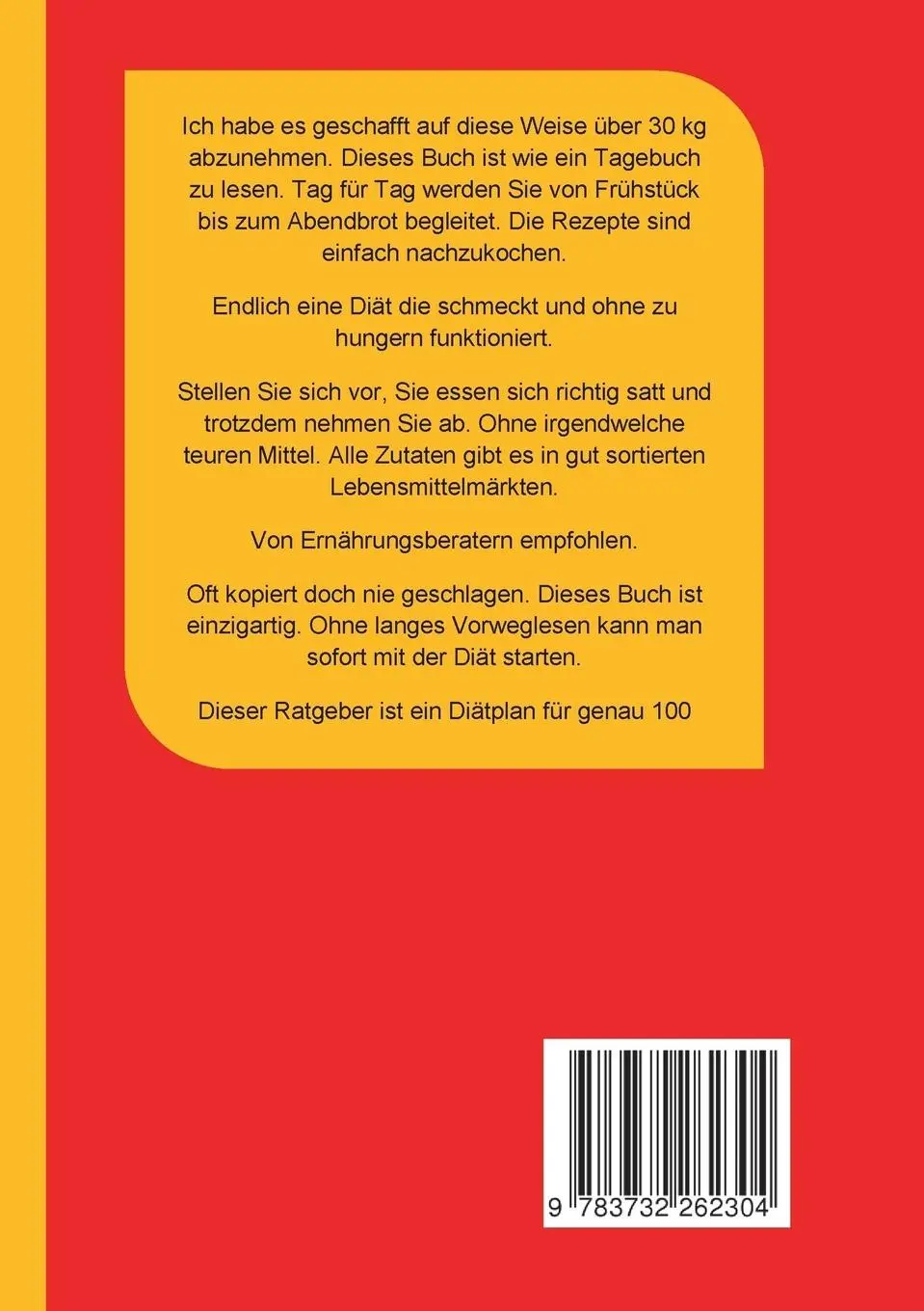 Rückseite: 9783732262304 | Der LowCarb Diätcoach | Erfolgreich abnehmen in 100 Tagen | Menzyk