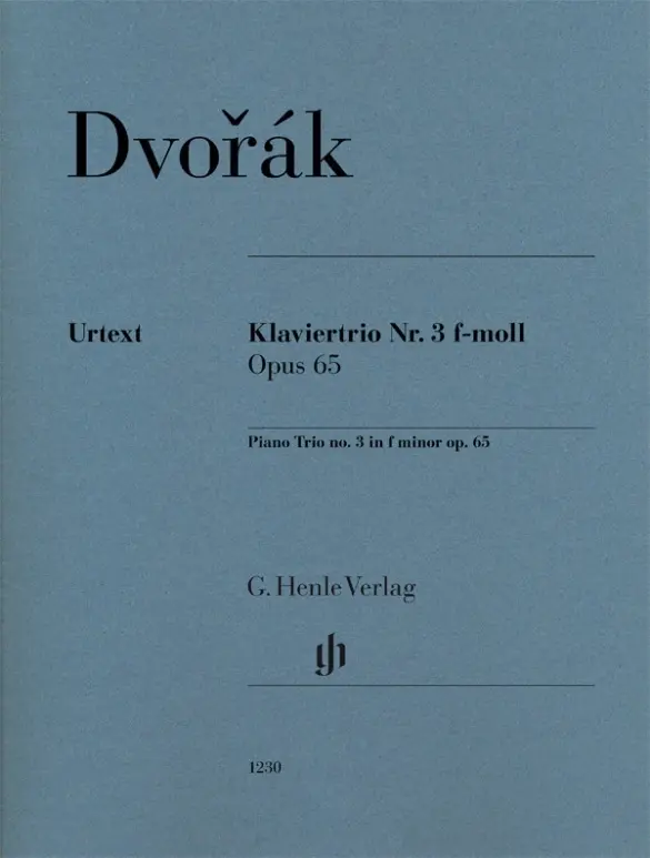 Cover: 9790201812304 | Antonín Dvorák - Klaviertrio Nr. 3 f-moll op. 65 | Antonin Dvorak