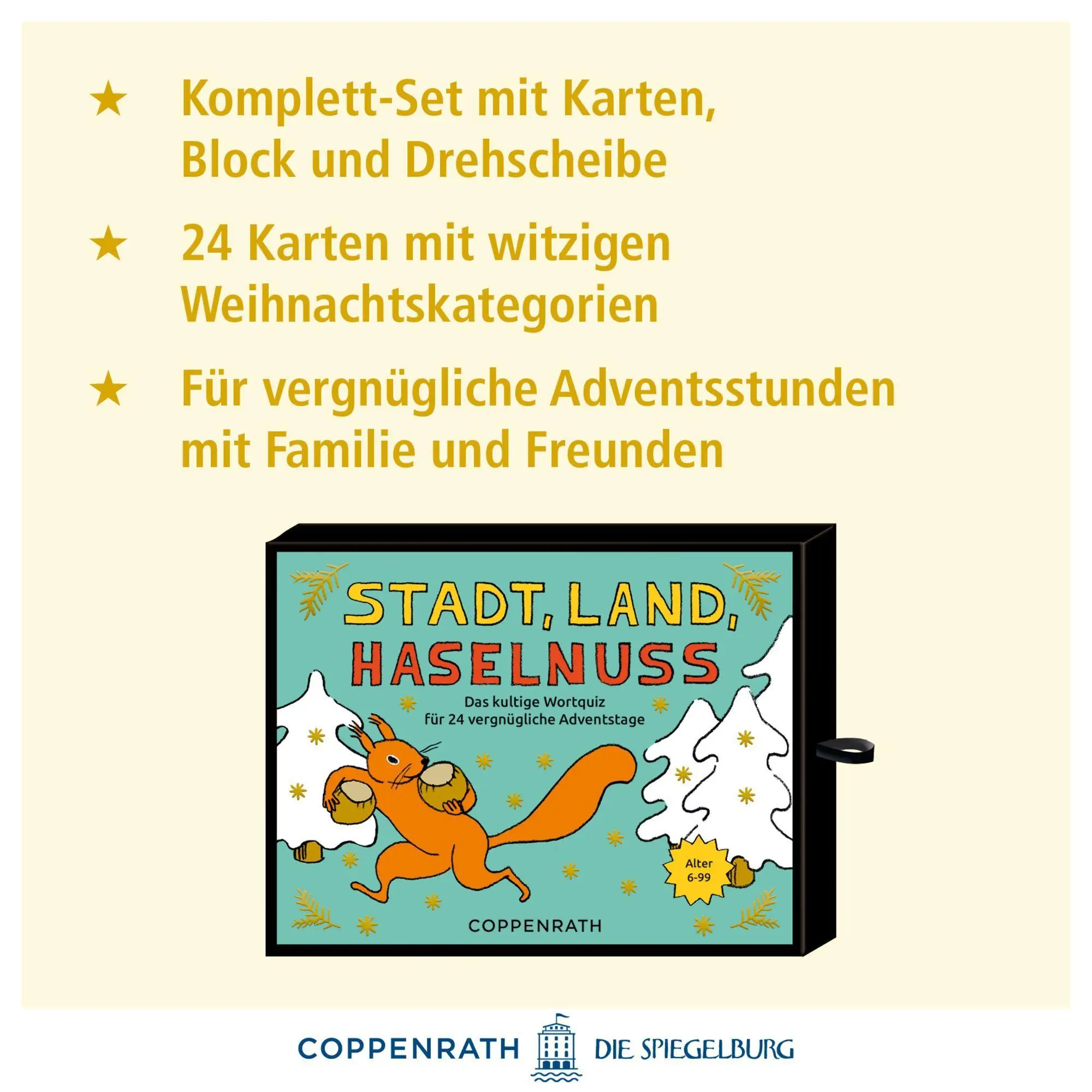 Bild: 4050003972404 | Schachtelspiel - Stadt, Land, Haselnuss | Heike Herold | Spiel | 25 S.