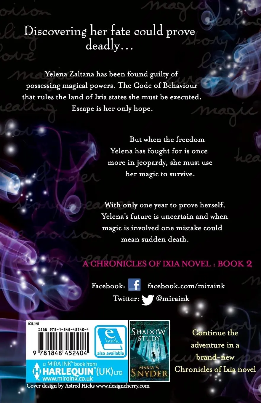 Rückseite: 9781848452404 | Magic Study | Maria V. Snyder | Taschenbuch | The Chronicles of Ixia