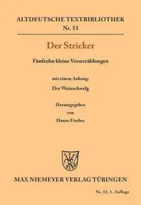 Cover: 9783110982404 | Fünfzehn kleine Verserzählungen | Mit einem Anhang: Der Weinschwelg