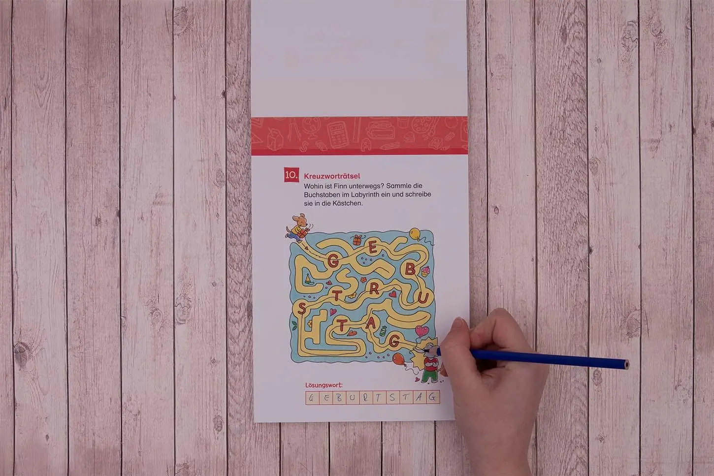 Bild: 9783743212404 | 66 Kreuzworträtsel für Erstleser - 1. Klasse (Blau) | Erstlesebücher