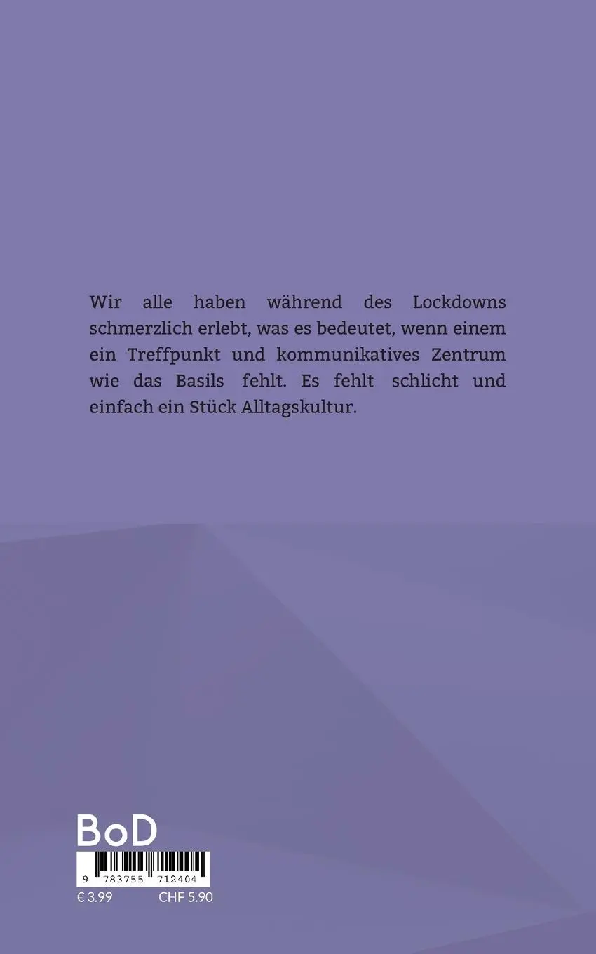 Rückseite: 9783755712404 | Gelebte Alltagskultur | Episoden aus dem Basil's | Joke Frerichs