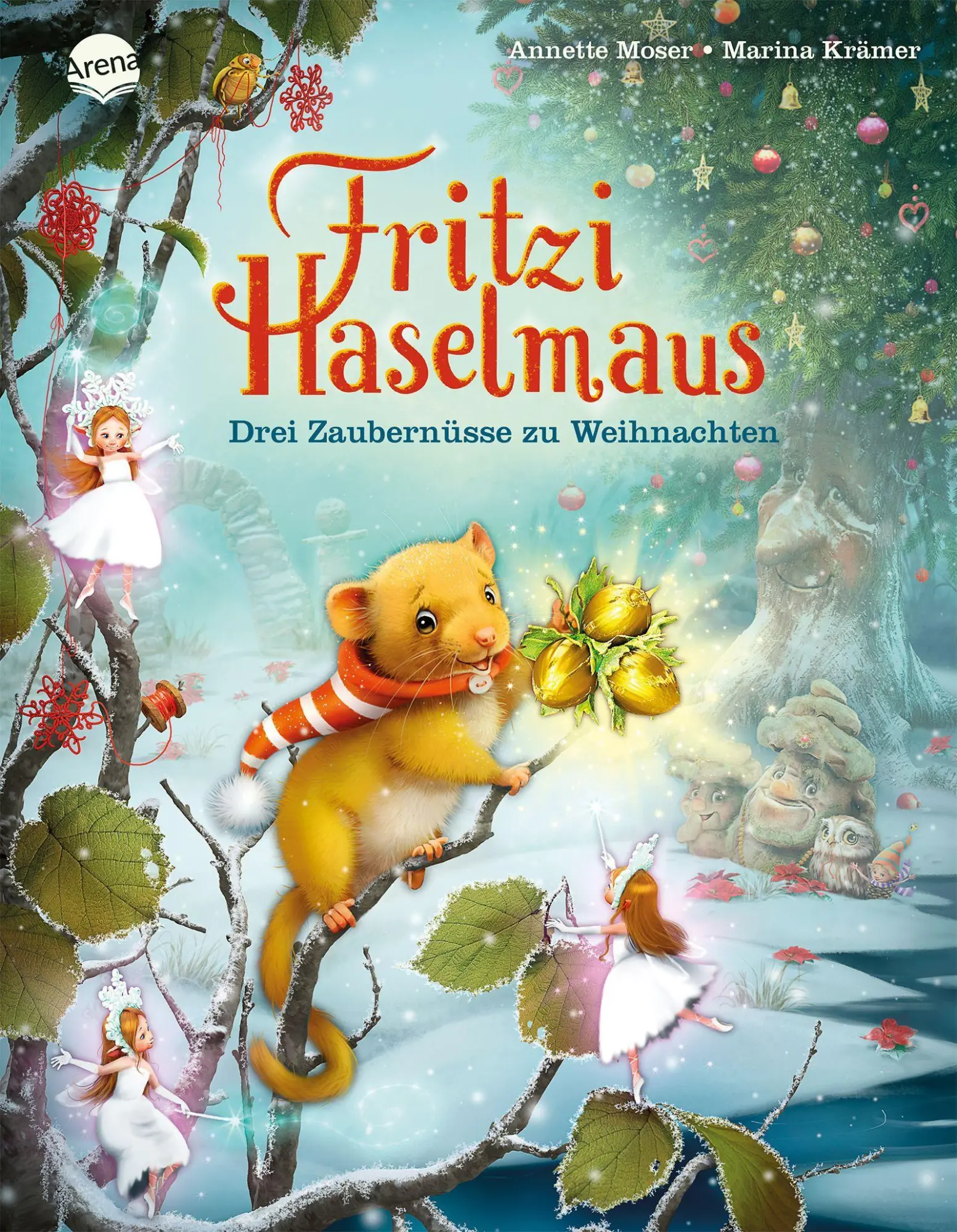 Cover: 9783401722504 | Fritzi Haselmaus. Drei Zaubernüsse zu Weihnachten | Annette Moser
