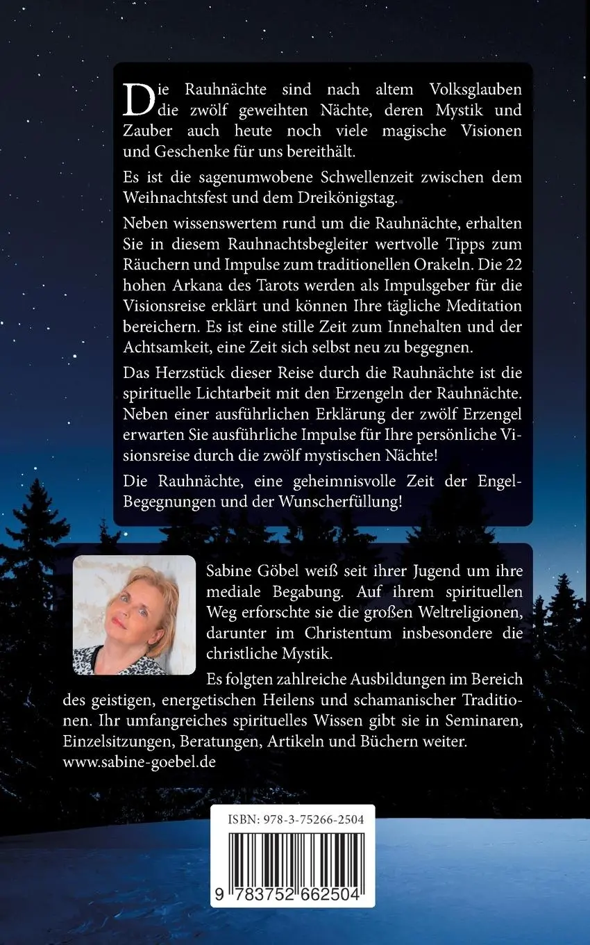 Rückseite: 9783752662504 | Die Rauhnächte | eine magische Zeit für Visionen und Wunscherfüllung
