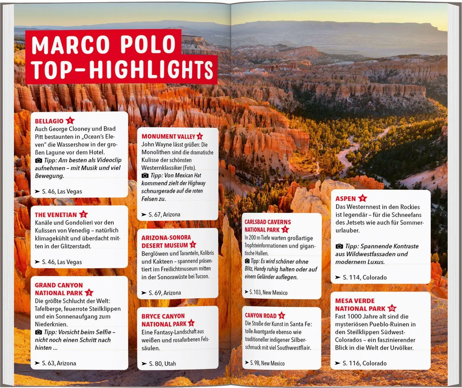 Bild: 9783829742504 | MARCO POLO Reiseführer USA Südwest, Las Vegas, Colorado, New...