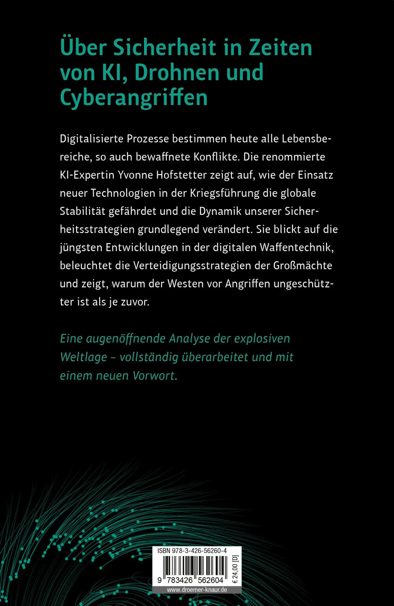 Rückseite: 9783426562604 | Der unsichtbare Krieg | Yvonne Hofstetter | Buch | 320 S. | Deutsch