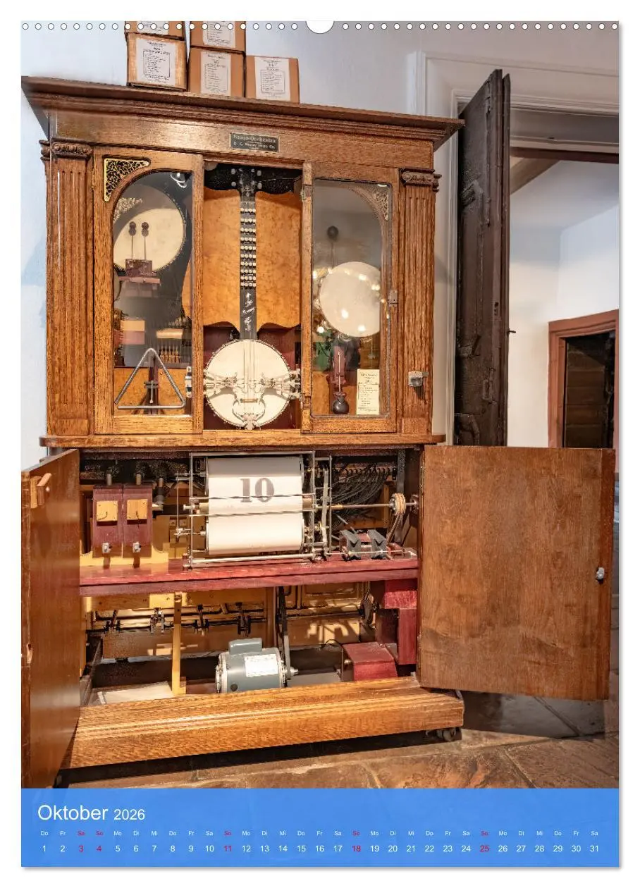 Bild: 9783457252604 | Mechanische Musikinstrumente (Wandkalender 2026 DIN A2 hoch),...