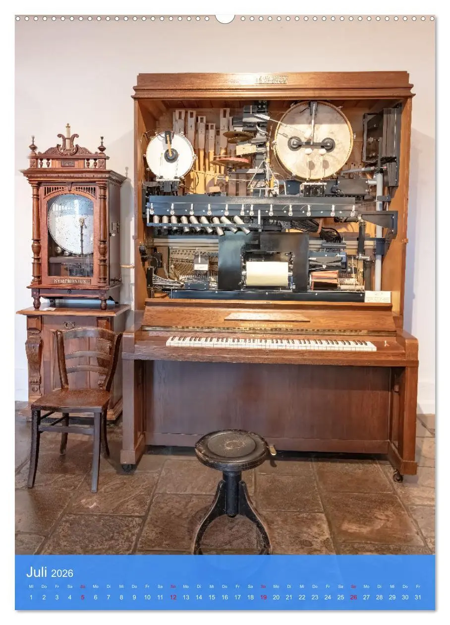 Bild: 9783457252604 | Mechanische Musikinstrumente (Wandkalender 2026 DIN A2 hoch),...
