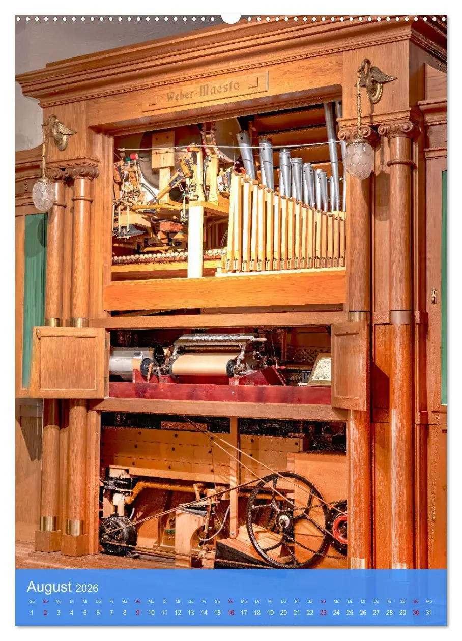 Bild: 9783457252604 | Mechanische Musikinstrumente (Wandkalender 2026 DIN A2 hoch),...