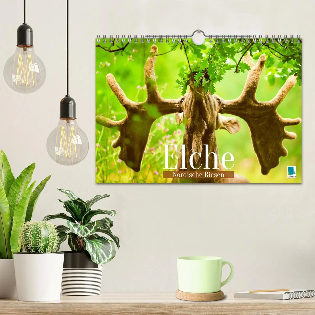 Bild: 9783457322604 | Elche: Nordische Riesen (Wandkalender 2026 DIN A4 quer), CALVENDO...