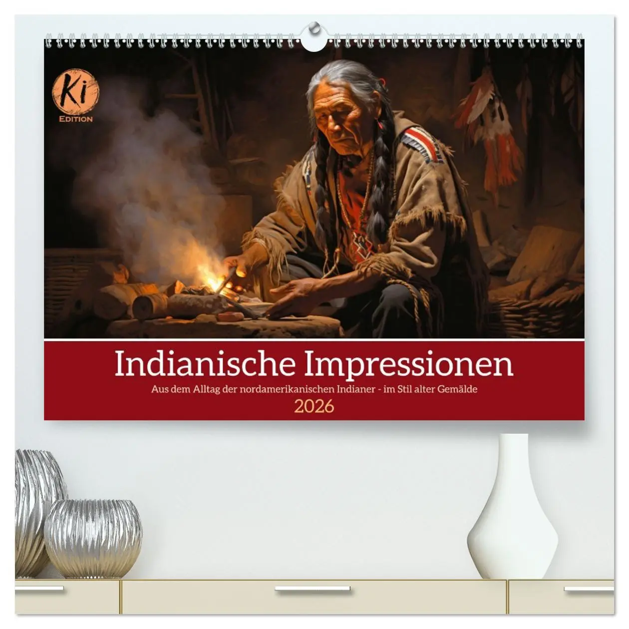 Cover: 9783457492604 | Indianische Impressionen (hochwertiger Premium Wandkalender 2026...