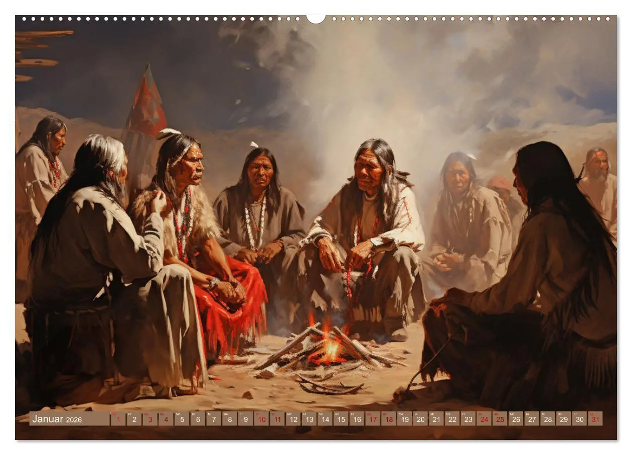 Bild: 9783457492604 | Indianische Impressionen (hochwertiger Premium Wandkalender 2026...