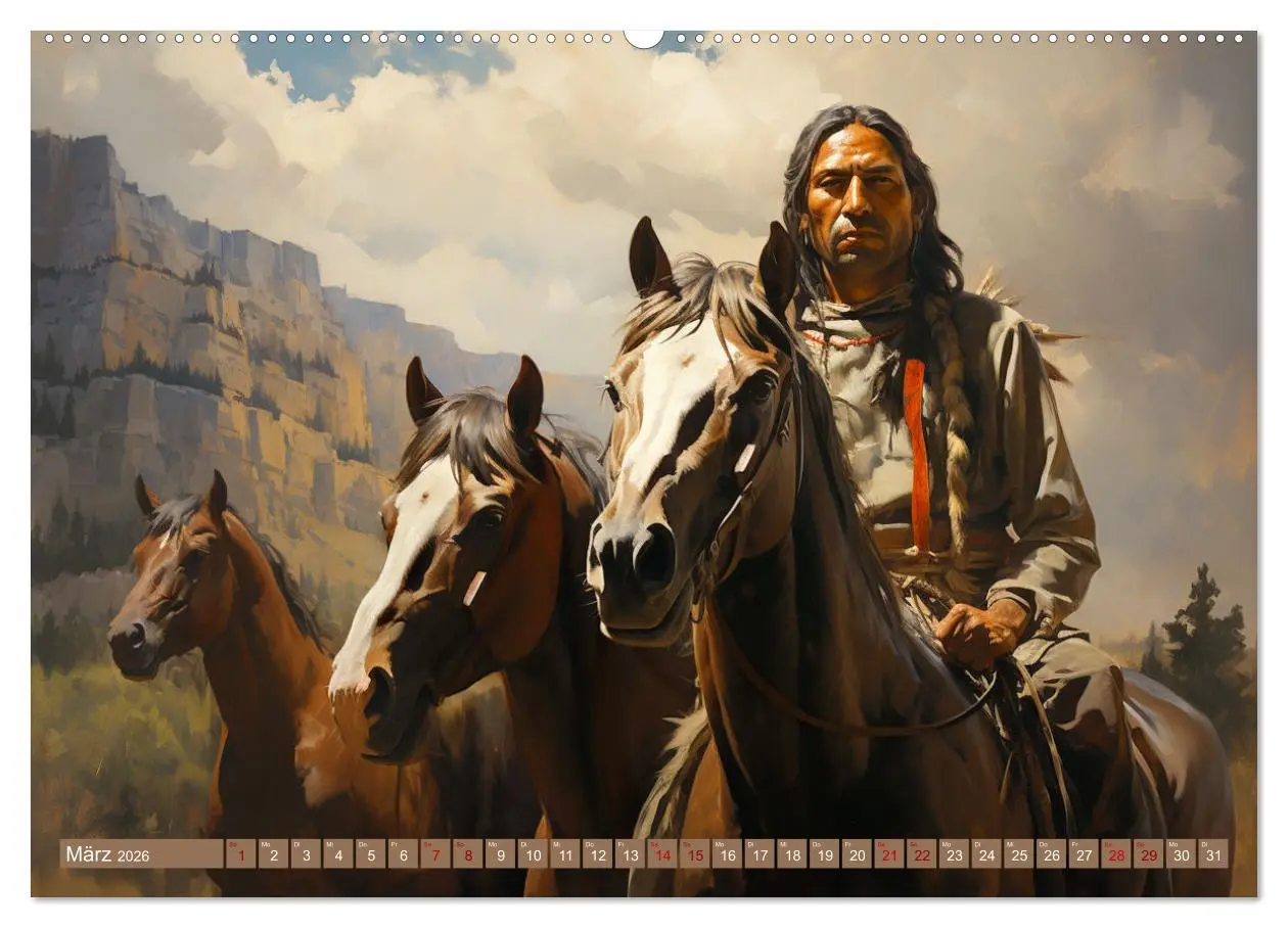 Bild: 9783457492604 | Indianische Impressionen (hochwertiger Premium Wandkalender 2026...