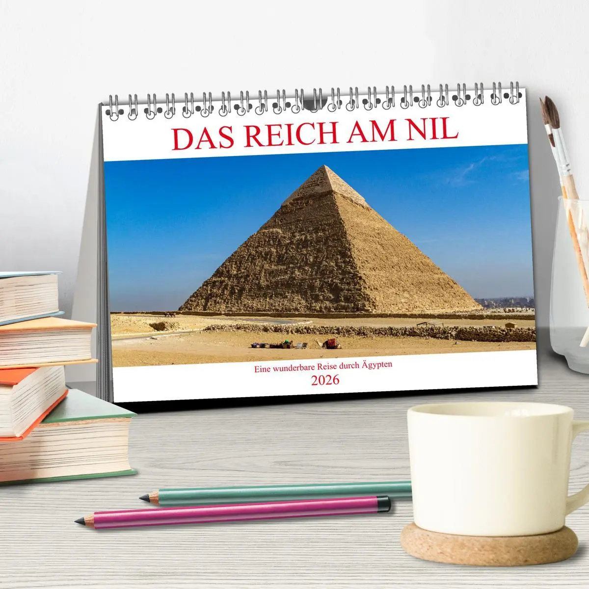 Bild: 9783457632604 | Das Reich am Nil (Tischkalender 2026 DIN A5 quer), CALVENDO...