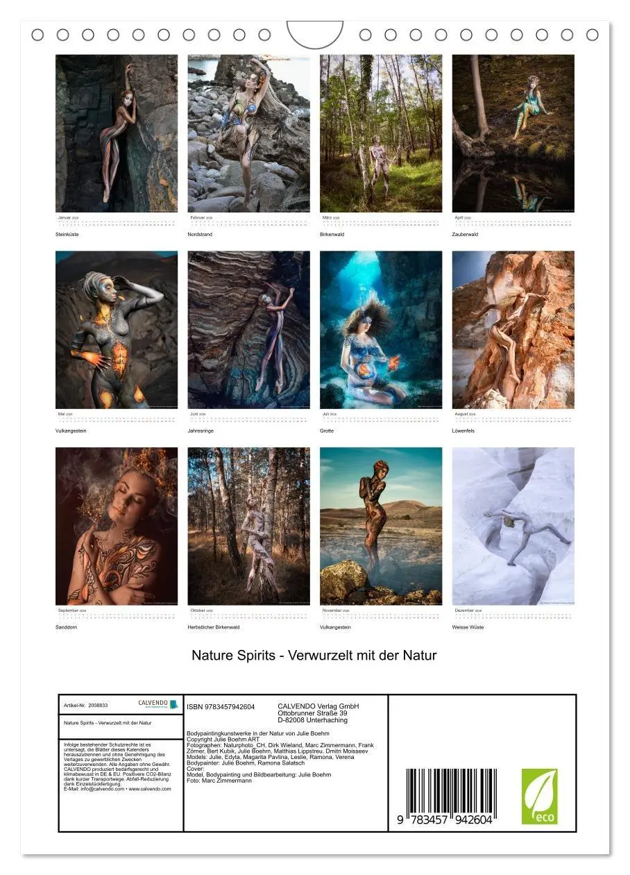Bild: 9783457942604 | Nature Spirits - Verwurzelt mit der Natur (Wandkalender 2026 DIN A4...