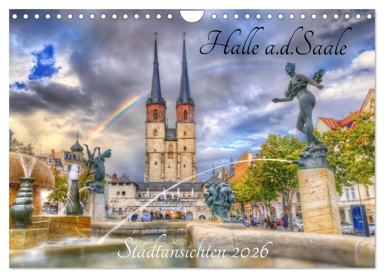 Cover: 9783516102604 | Halle an der Saale - Stadtansichten (Wandkalender 2026 DIN A4...