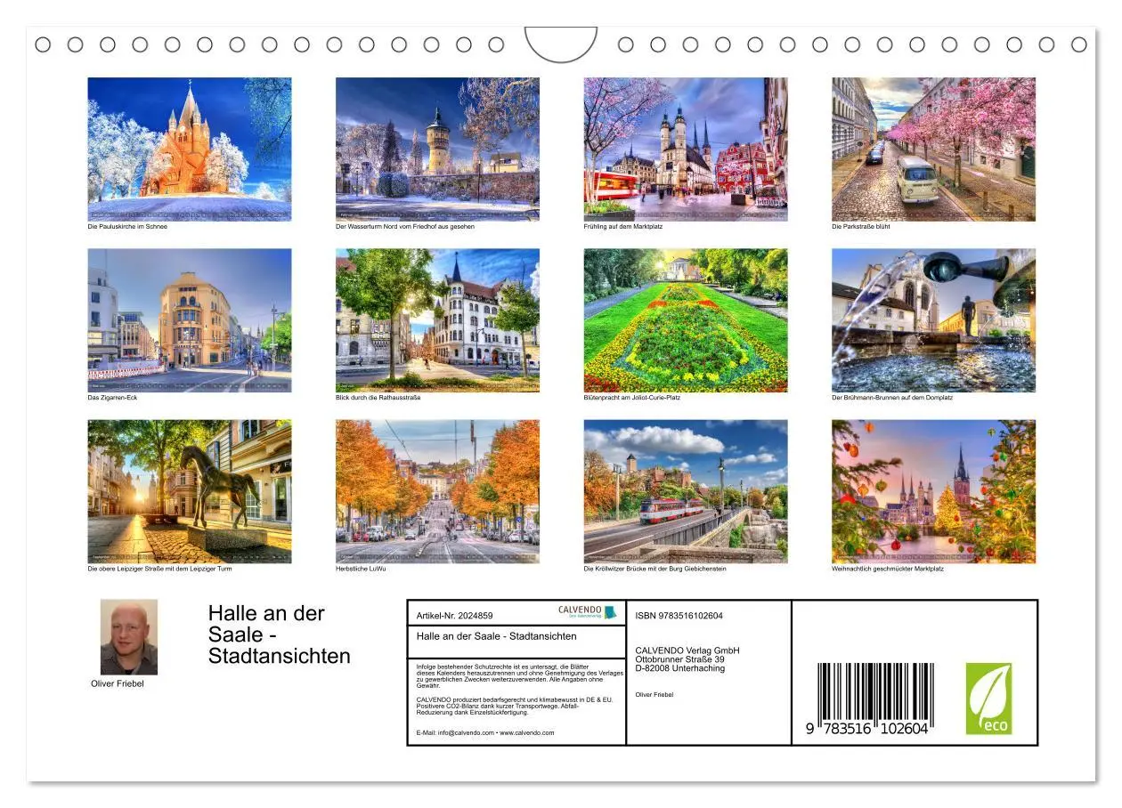 Bild: 9783516102604 | Halle an der Saale - Stadtansichten (Wandkalender 2026 DIN A4...