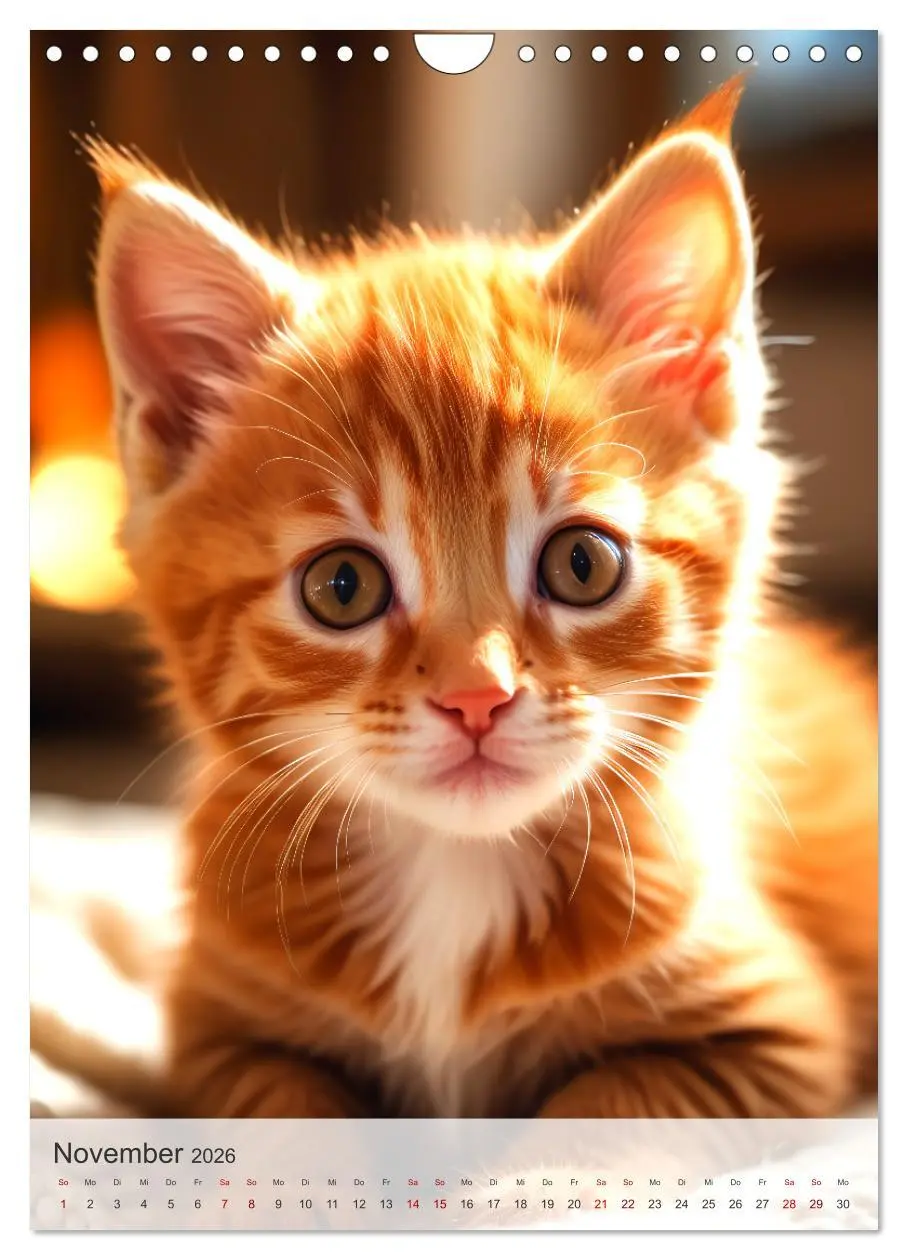 Bild: 9783516272604 | Katzenkinder (Wandkalender 2026 DIN A4 hoch), CALVENDO Monatskalender