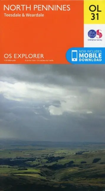 Cover: 9780319242704 | North Pennines - Teesdale &amp; Weardale | Ordnance Survey | (Land-)Karte