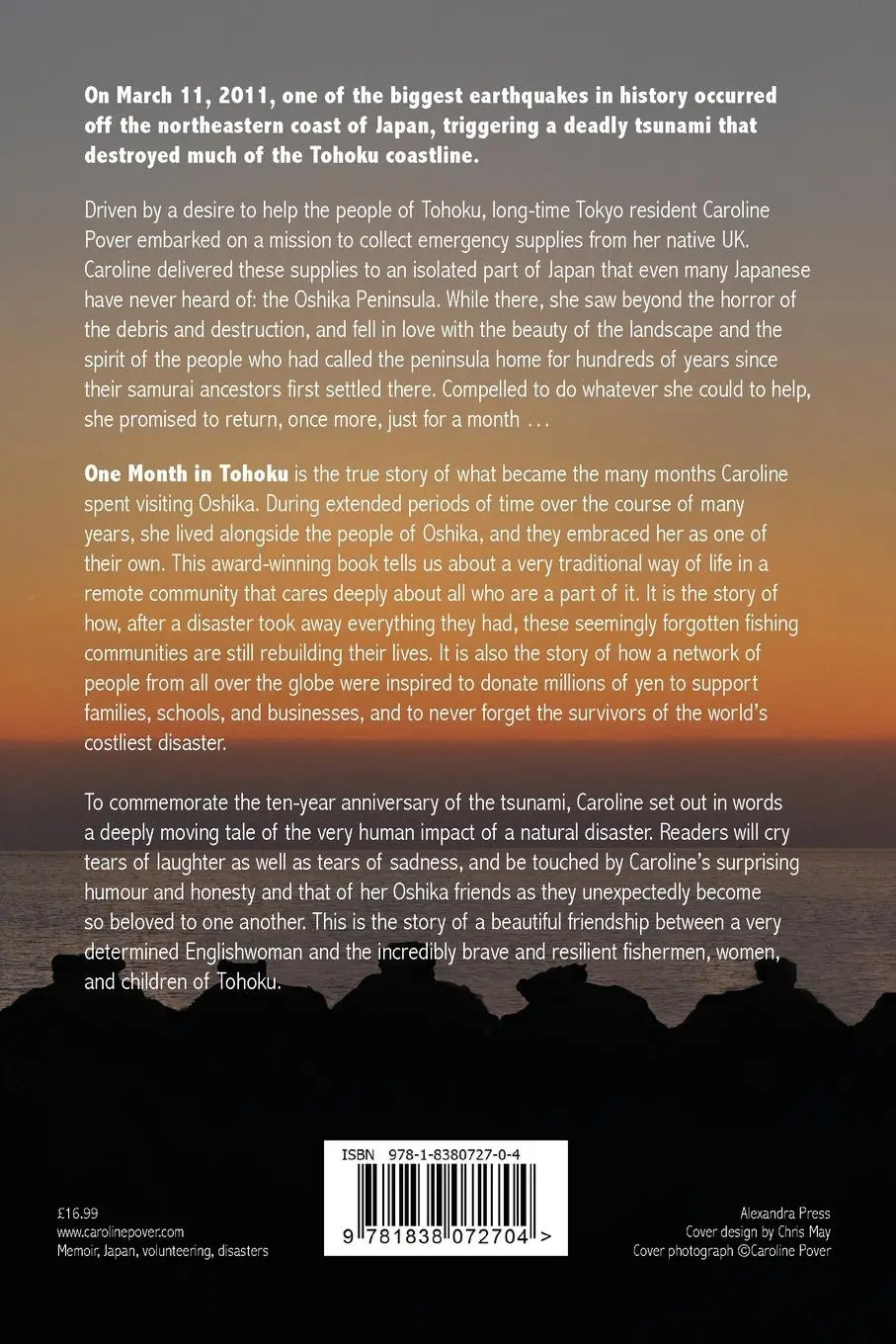 Rückseite: 9781838072704 | One Month in Tohoku | Caroline Pover | Taschenbuch | Englisch | 2020