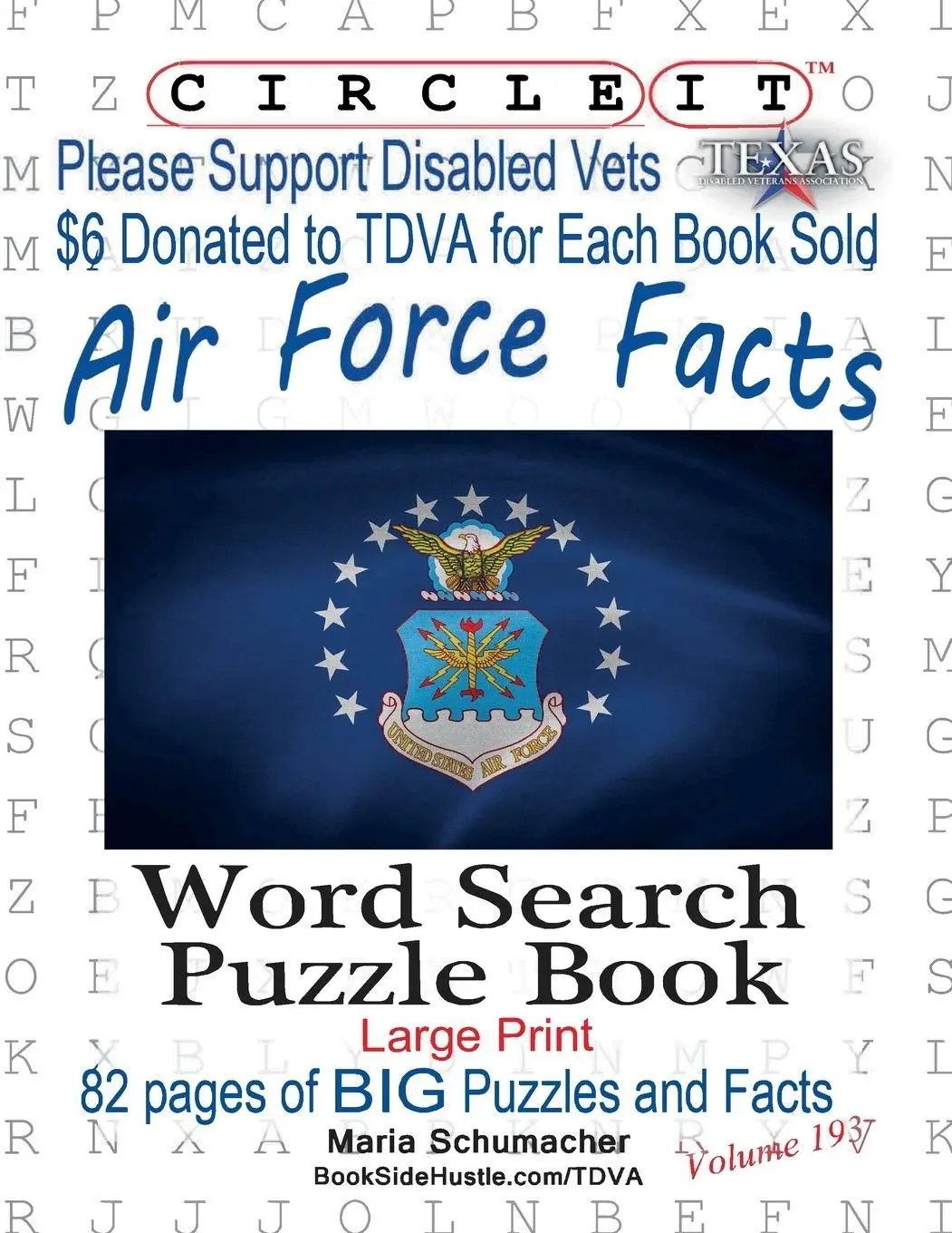 Cover: 9781945512704 | Circle It, Air Force Facts, Word Search, Puzzle Book | Llc (u. a.)
