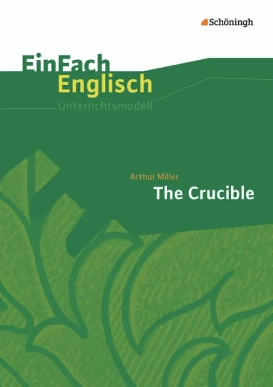 Cover: 9783140412704 | Arthur Miller: The Crucible | Hans-Christoph Ramm | Broschüre | 87 S.